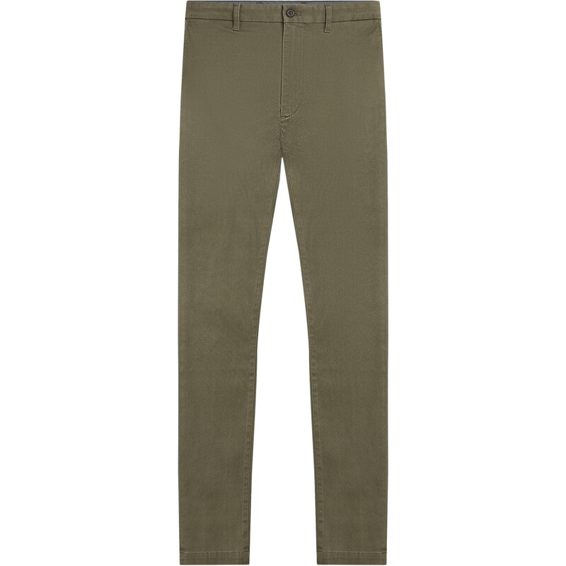 TOMMY HILFIGER Chino nohavice 1985 BLEECKER kaki 66834355