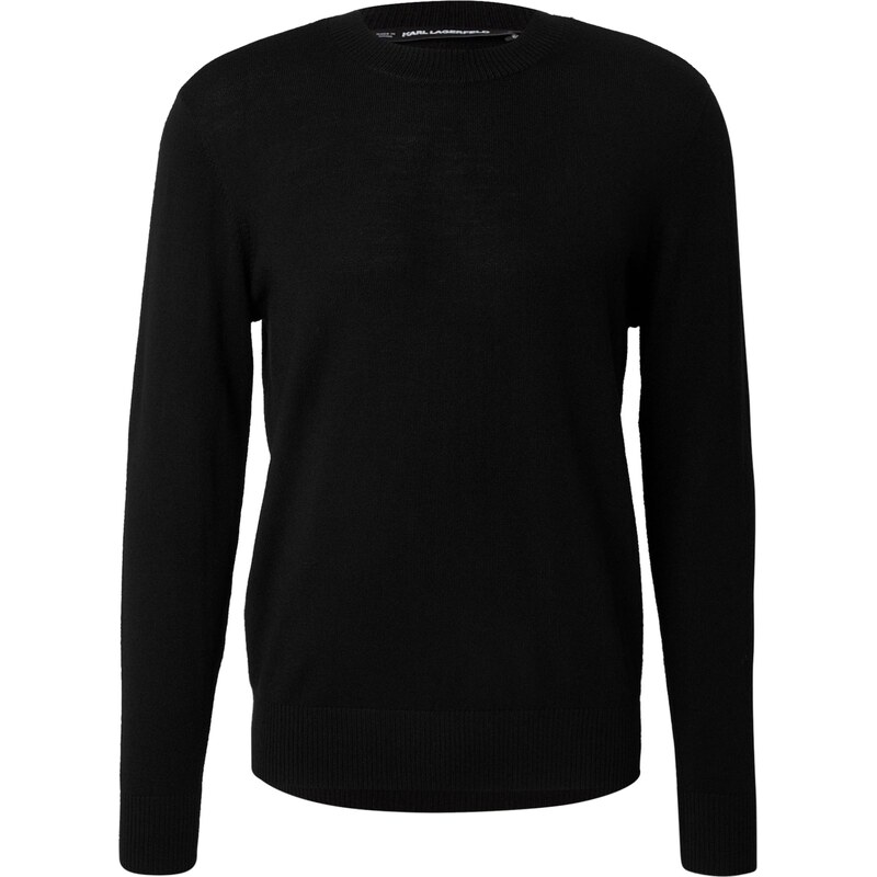 Karl Lagerfeld Sveter Ikonik 2.0 čierna 66834429