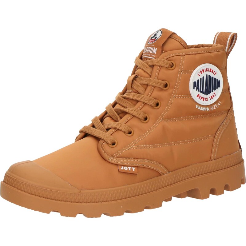 Palladium Šnurovacie čižmy PAMPA námornícka modrá / koňaková / biela 66834575