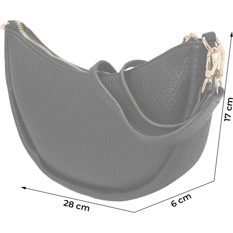 BALDININI Taška cez rameno Wendy 001 čierna 66834639