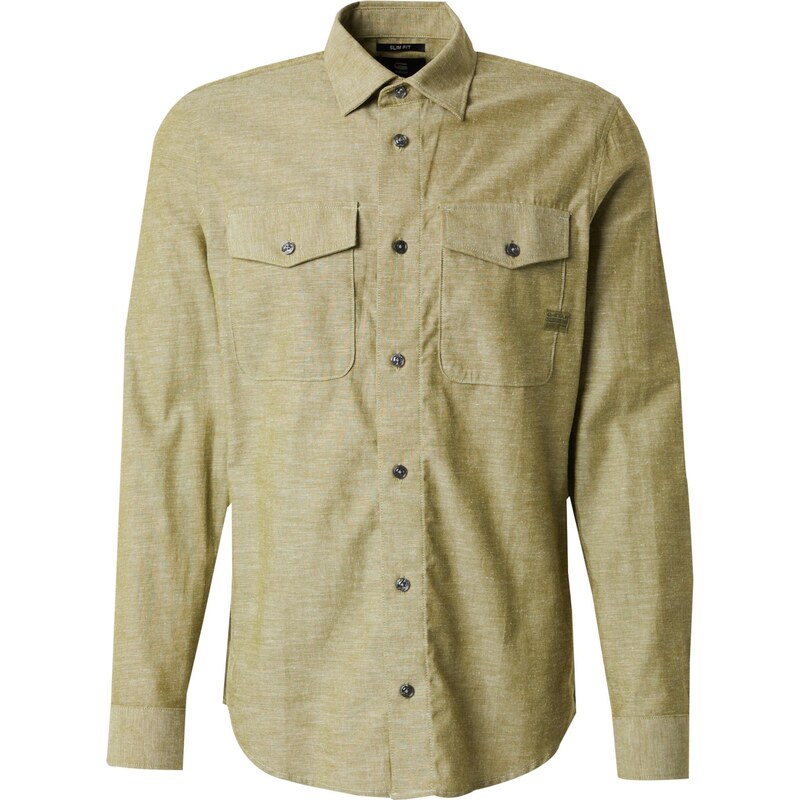 G-STAR Košeľa Marine olivová 66834656