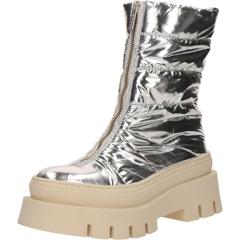BRONX Členkové čižmy Evi-Ann strieborná 66834666
