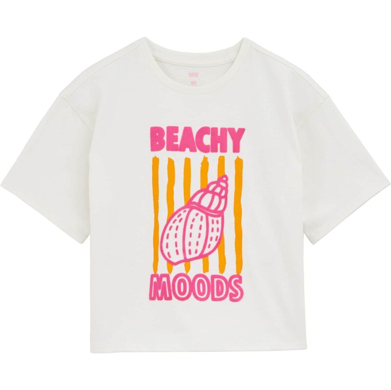 WE Fashion Tričko žltá / svetlooranžová / ružová / biela 66834701