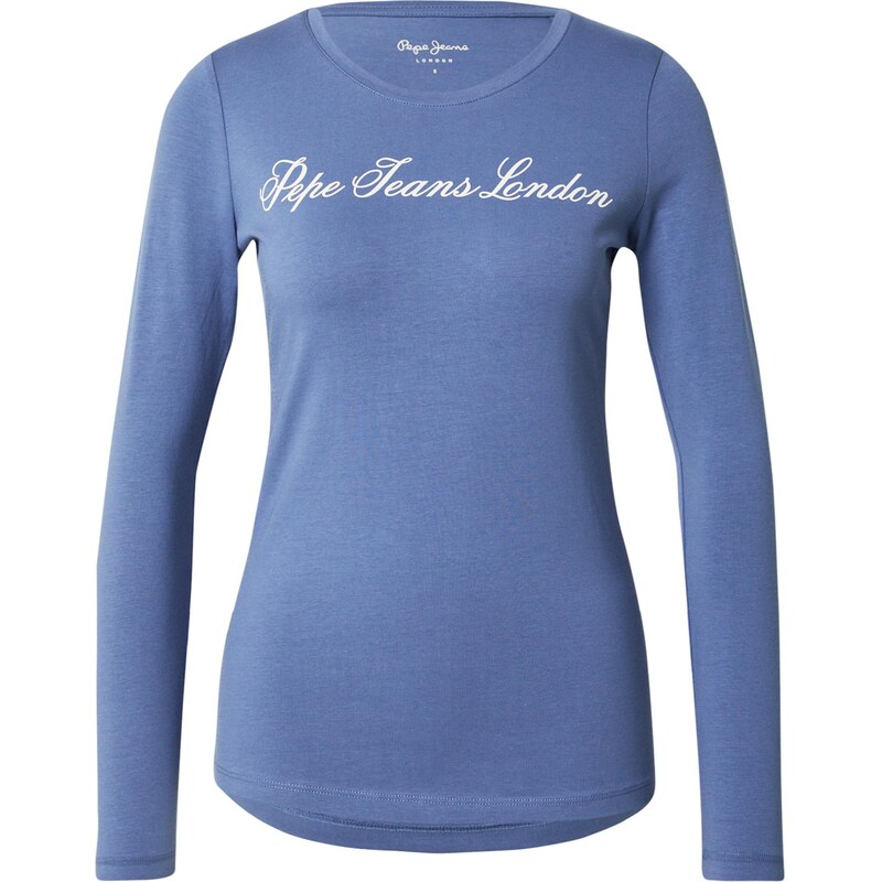 Pepe Jeans Tričko zafírová / biela 66834795