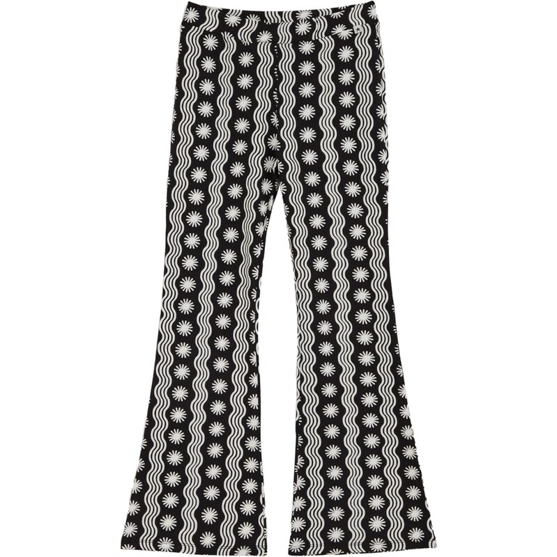 WE Fashion Legíny čierna / biela 66834871