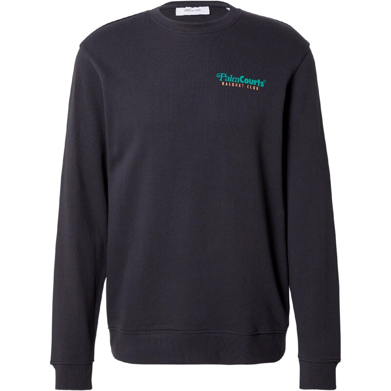 Only & Sons Mikina ONSTEN nefritová / oranžová / čierna 66834901