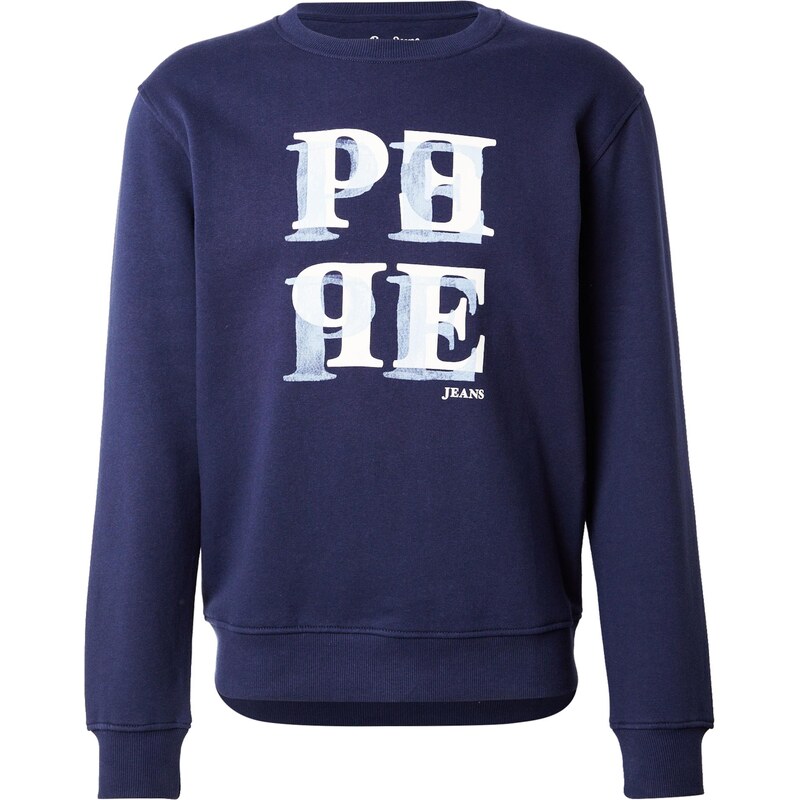 Pepe Jeans Mikina námornícka modrá / biela 66834942