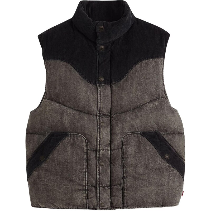 LEVIS Vesta sivý denim / čierna 66835003