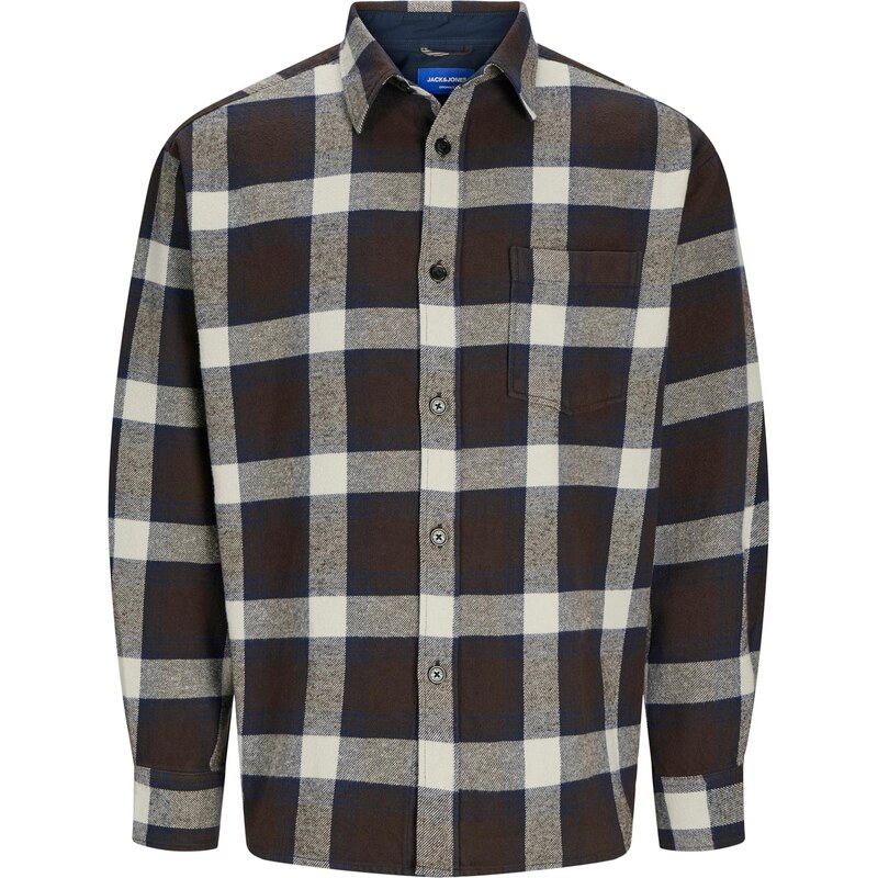 JACK & JONES Košeľa JWHFREDERIKSBERG nebielená / námornícka modrá / 66835087