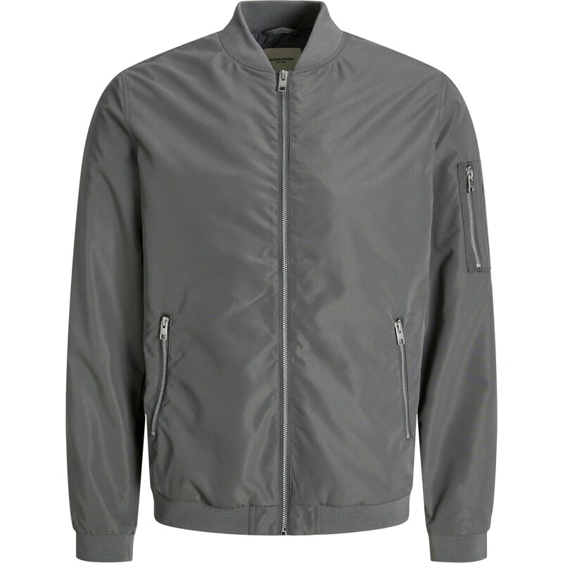 JACK & JONES Prechodná bunda JWHMASH sivá 66835092