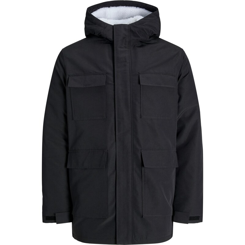 JACK & JONES Zimná parka JWHPETER čierna 66835081