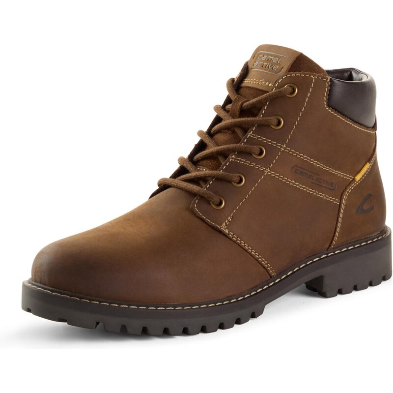 CAMEL ACTIVE Šnurovacie čižmy BUST tmavohnedá 66835113