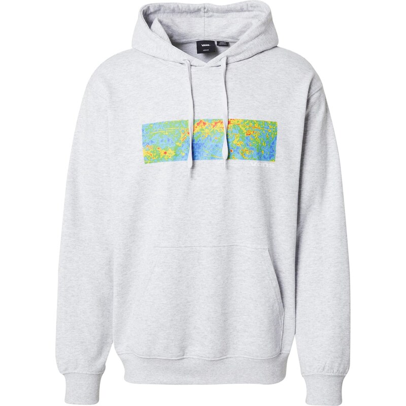 VANS Mikina Skate Timez Up azúrová / svetlosivá / zelená / červená 66835133