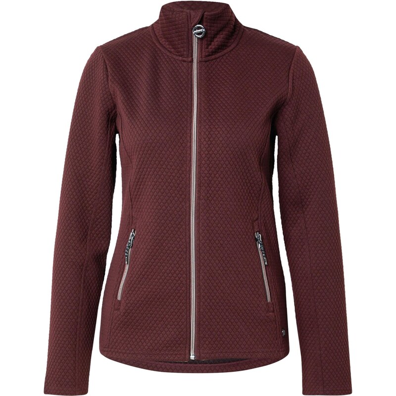 KILLTEC Funkčná flisová bunda KSW 99 vínovo červená 66835134