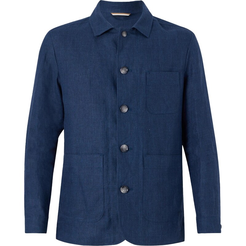 BOSS Prechodná bunda CARPER tmavomodrá 66835155