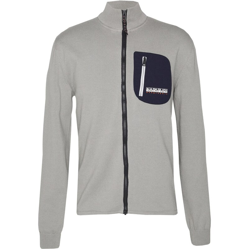 NAPAPIJRI Kardigán D-HURON námornícka modrá / sivá / biela 66835167
