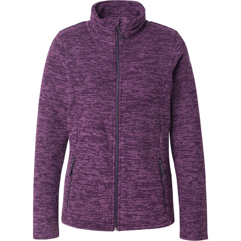 KILLTEC Funkčná flisová bunda KOW 113 fialová melírovaná 66835176