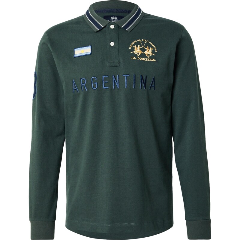 La Martina Tričko piesková / tmavomodrá / tmavozelená 66835256