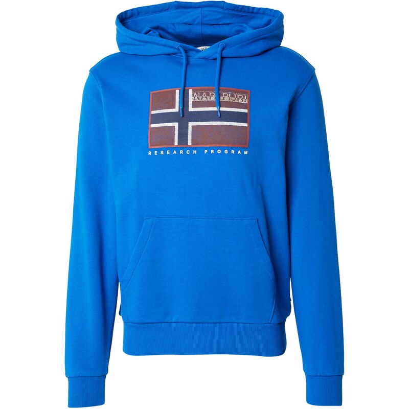 NAPAPIJRI Mikina BEMILES tyrkysová / brusnicová / biela 66835259