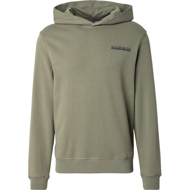 NAPAPIJRI Mikina BUSEE svetlozelená / tmavooranžová / čierna / biela 66835276