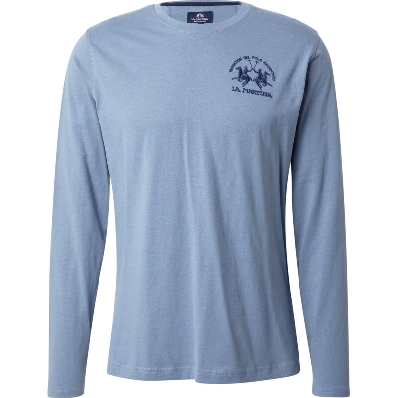 La Martina Tričko námornícka modrá / modrosivá 66835277