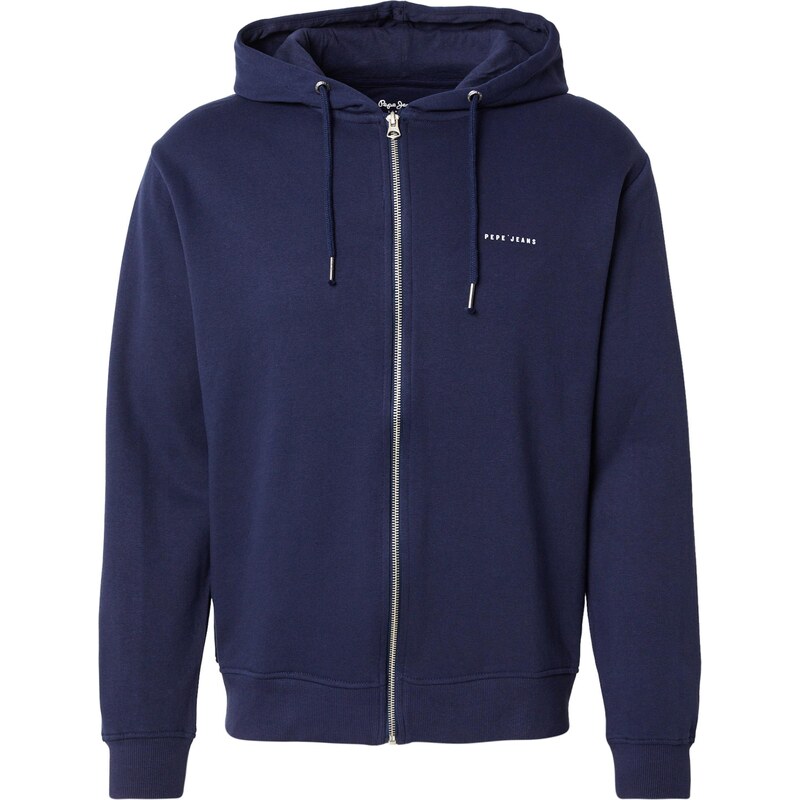 Pepe Jeans Tepláková bunda námornícka modrá / bordová / biela 66835365