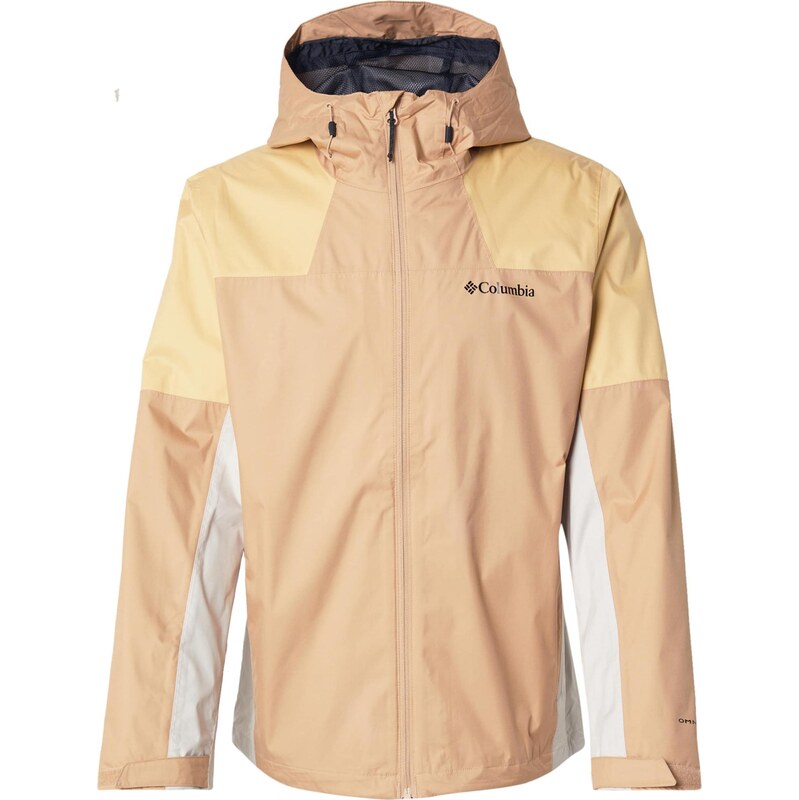COLUMBIA Outdoorová bunda Inner Limits III kapučíno / žltá / sivá / 66835369