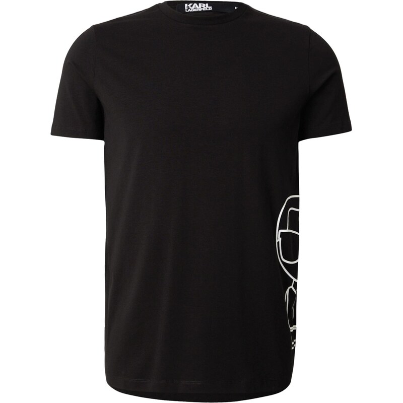 Karl Lagerfeld Tričko čierna / biela 66835444