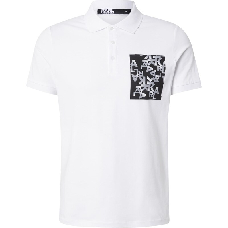 Karl Lagerfeld Tričko sivá / čierna / biela 66835463