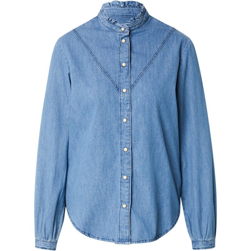 Pepe Jeans Blúzka modrá denim 66835523