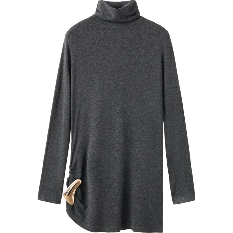 MANGO Sveter ANA antracitová 66835506