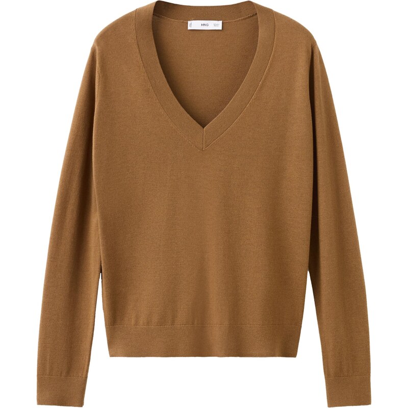 MANGO Sveter LUCCAV mokka 66835499