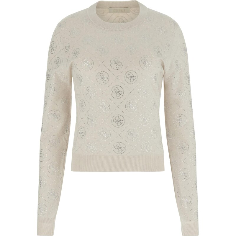 GUESS Sveter svetlosivá / strieborná 66835550
