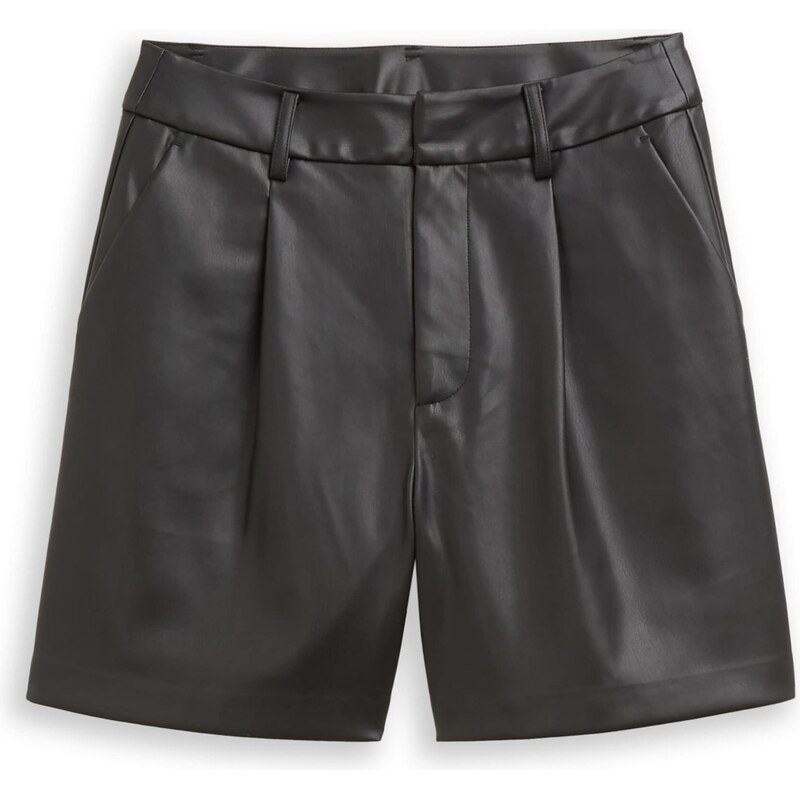 TOM TAILOR DENIM Plisované nohavice čierna 66835612