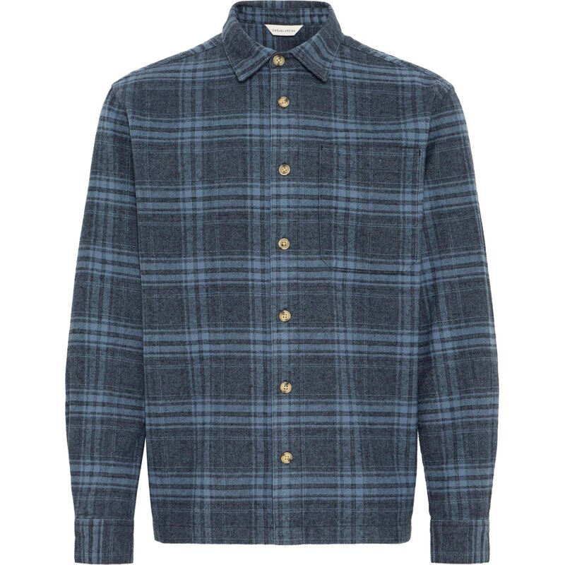 Casual Friday Košeľa CFLOTUS modrosivá / antracitová 66835640