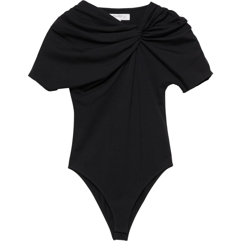 Pull&Bear Košeľové body čierna 66835613