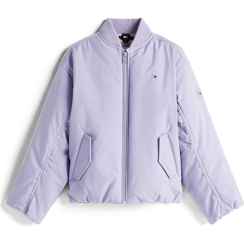 TOMMY HILFIGER Prechodná bunda Essential levanduľová 66835777