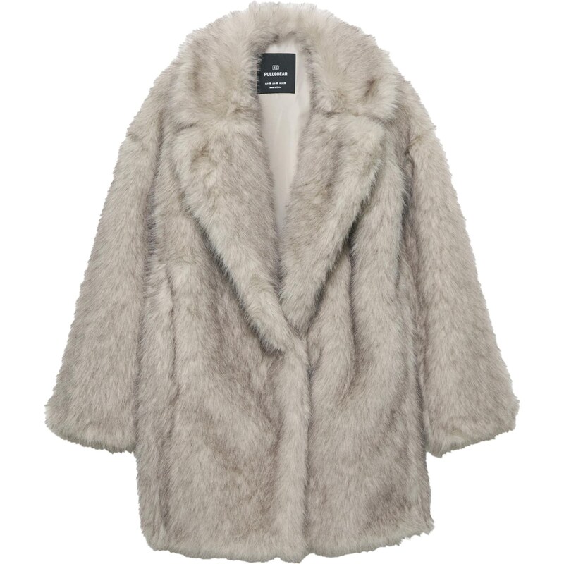 Pull&Bear Prechodný kabát sivá 66835772