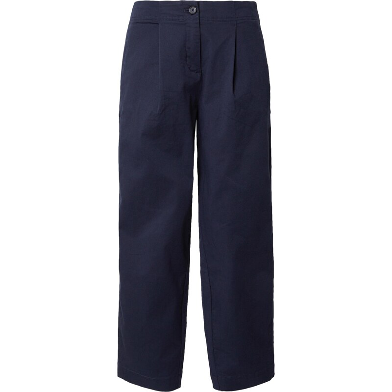 BOSS Plisované nohavice Taquina námornícka modrá 66835740