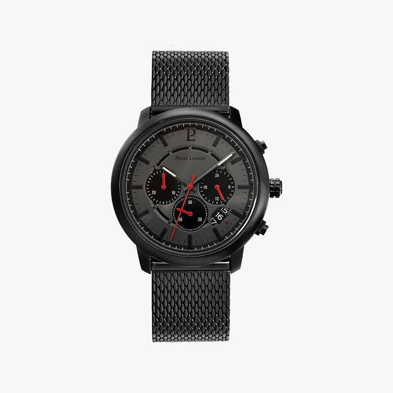 Hodinky Pierre Lannier Wrist Watch Impulsion 229F488 Black Universal 66825664