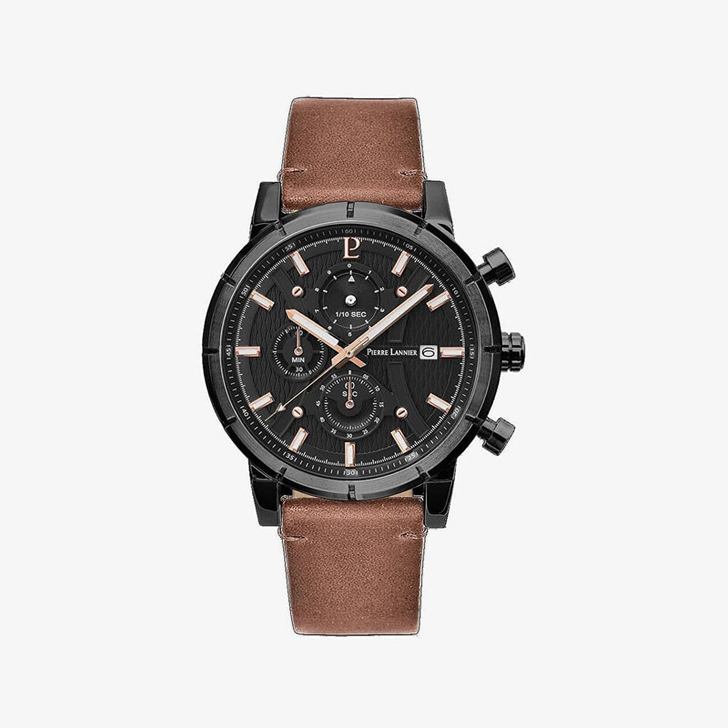 Hodinky Pierre Lannier Wrist Watch Criterium 224H434 Black Universal 66825752