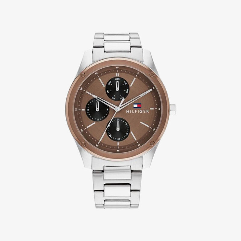 Hodinky Tommy Hilfiger Tyler 1710533 Silver/ Brown Universal 66825761