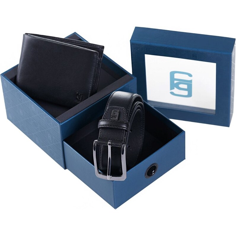 Pierre Cardin Darčeková sada - kožená peňaženka a opasok PG13 66832476