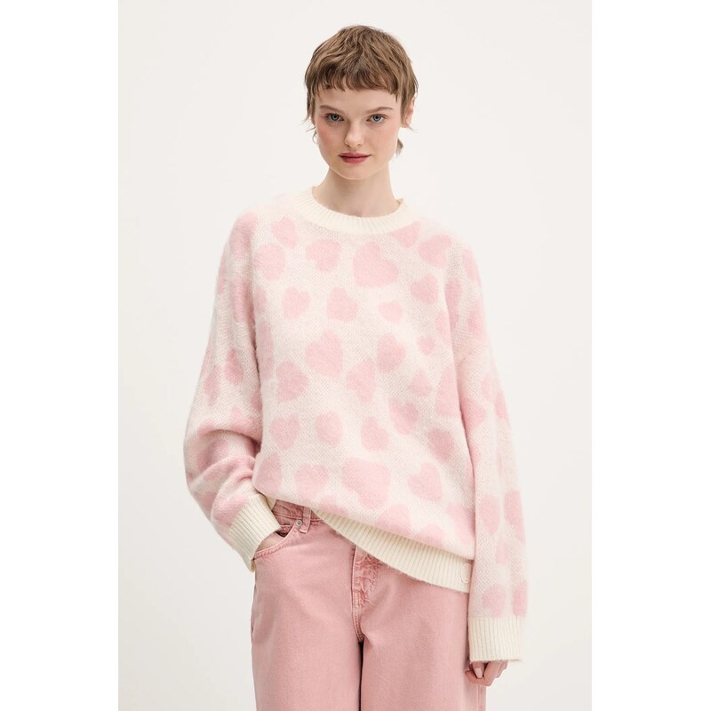 Sveter s prímesou vlny Hugo Blue Sallyna_B 66832436