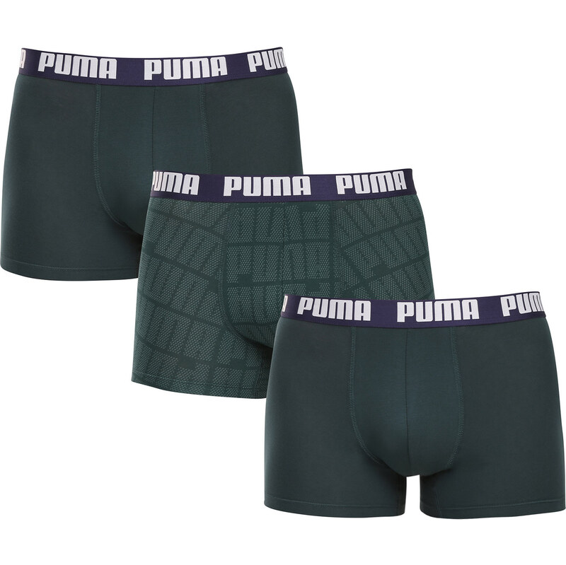 3PACK pánske boxerky Puma zelené (701237583 003) 66835816