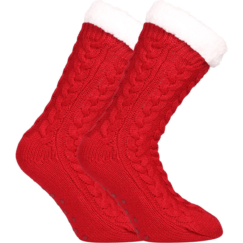 Teplé ponožky Gianvaglia červené (1565) 66840275