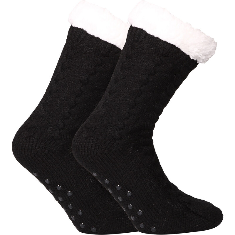 Teplé ponožky Gianvaglia čierne (1565) 66840277