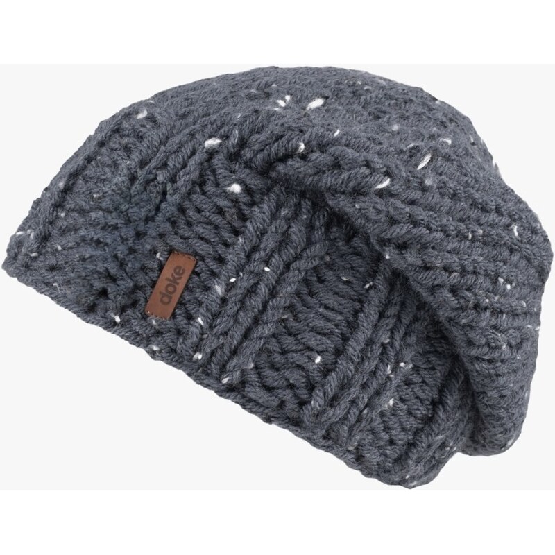 DOKE Pletená čiapka Mary denim tweed 66853310