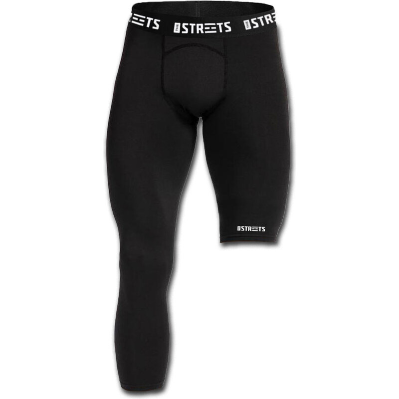 The Streets Compression Single Leg Tights Black (Right Leg) - Pánske - 66837650