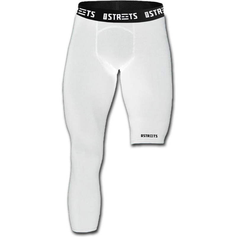 The Streets Compression Single Leg Tights White (Right Leg) - Pánske - 66837651